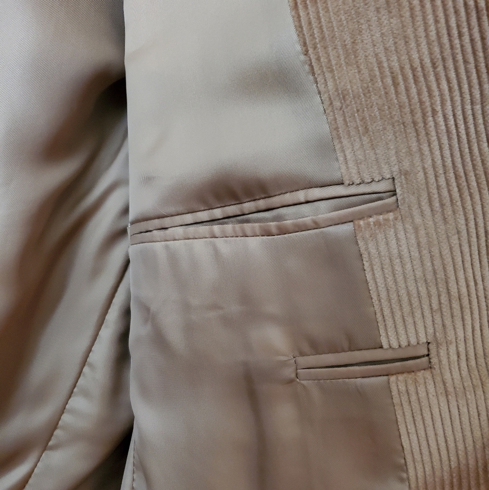 Vintage Ralph Lauren Blue Label Corduroy Blazer Coat - Picture 9 of 10